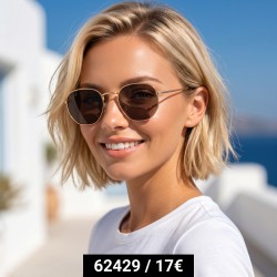 Unisex Χρυσά Γυαλιά Ηλίου...