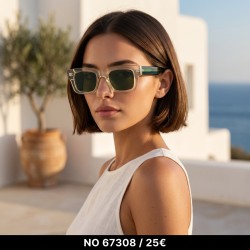 Unisex Γυαλιά Ηλίου Χακί...