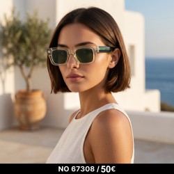 Unisex Γυαλιά Ηλίου Χακί...
