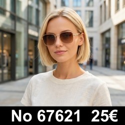 Unisex Χρυσά Γυαλιά Ηλίου...