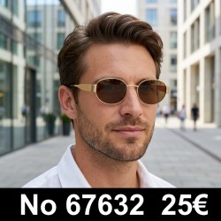 Κομψά Unisex Χρυσά Γυαλιά...